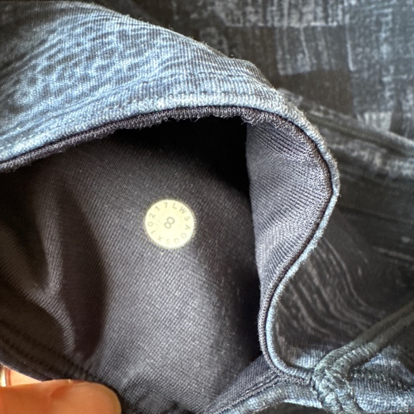 Lululemon Wunder Under Hi-Rise Tight Full-On Luxtreme 25”Midnight Navy Size 8 - Picture 5 of 9